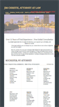 Mobile Screenshot of jimchristielaw.com